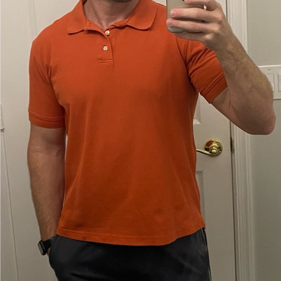 Classic Orange Polo Shirt - great color - a staple for every man’s closet - Picture 3 of 8